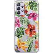 Прозрачный чехол BoxFace Samsung Galaxy A53 (A536) Tropical Flowers