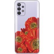 Прозрачный чехол BoxFace Samsung Galaxy A53 (A536) Red Poppies