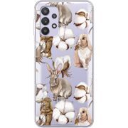 Прозрачный чехол BoxFace Samsung Galaxy A53 (A536) Cotton and Rabbits