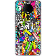 Чехол BoxFace Tecno Spark 6 Multicolored Inscriptions