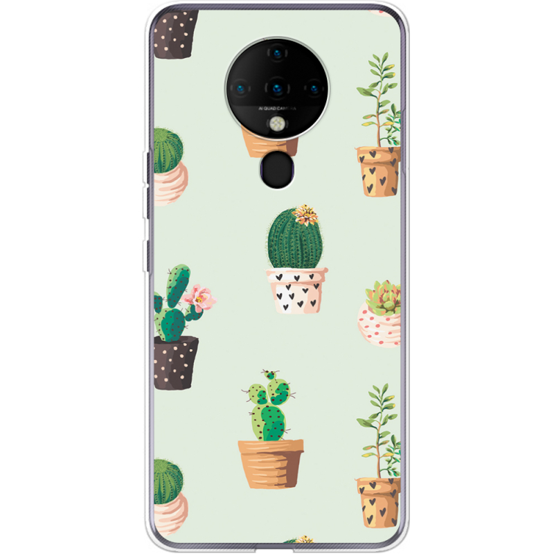 Чехол BoxFace Tecno Spark 6 L-green Cacti