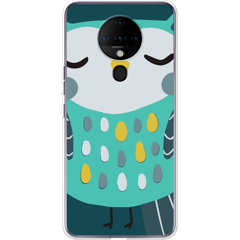 Чехол BoxFace Tecno Spark 6 Green Owl