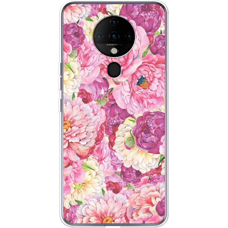 Чехол BoxFace Tecno Spark 6 Pink Peonies