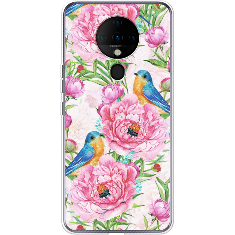 Чехол BoxFace Tecno Spark 6 Birds and Flowers