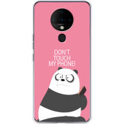 Чехол BoxFace Tecno Spark 6 Dont Touch My Phone Panda