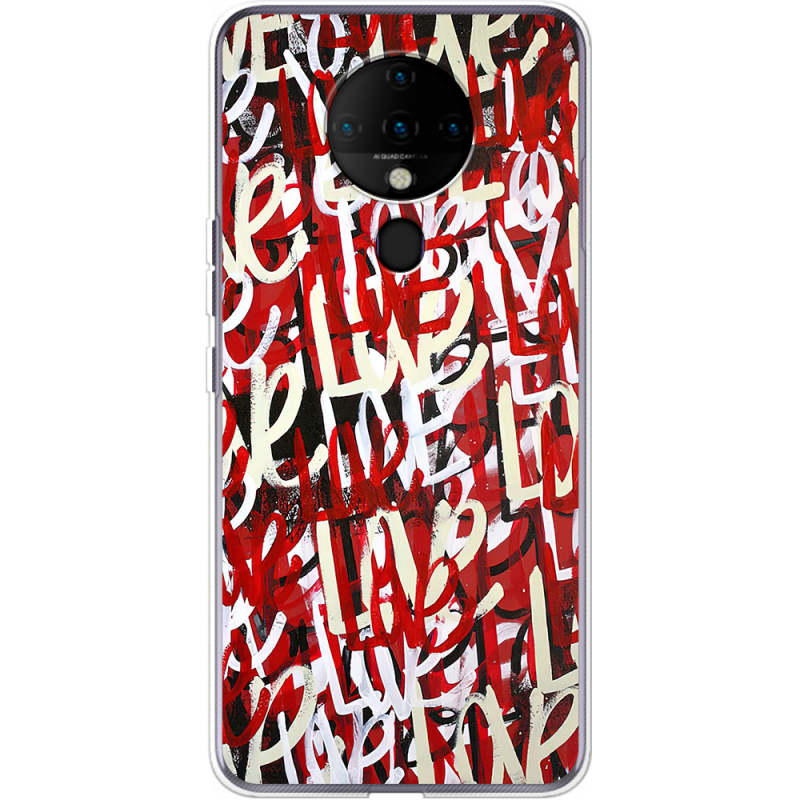 Чехол BoxFace Tecno Spark 6 Love Graffiti