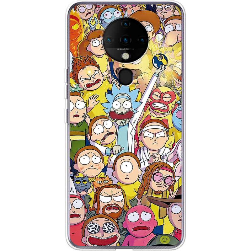 Чехол BoxFace Tecno Spark 6 Rick and Morty