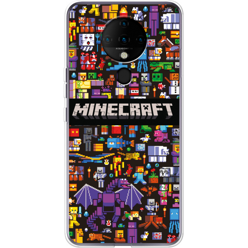 Чехол BoxFace Tecno Spark 6 Minecraft Mobbery