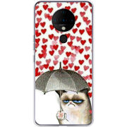 Чехол BoxFace Tecno Spark 6 Raining Hearts