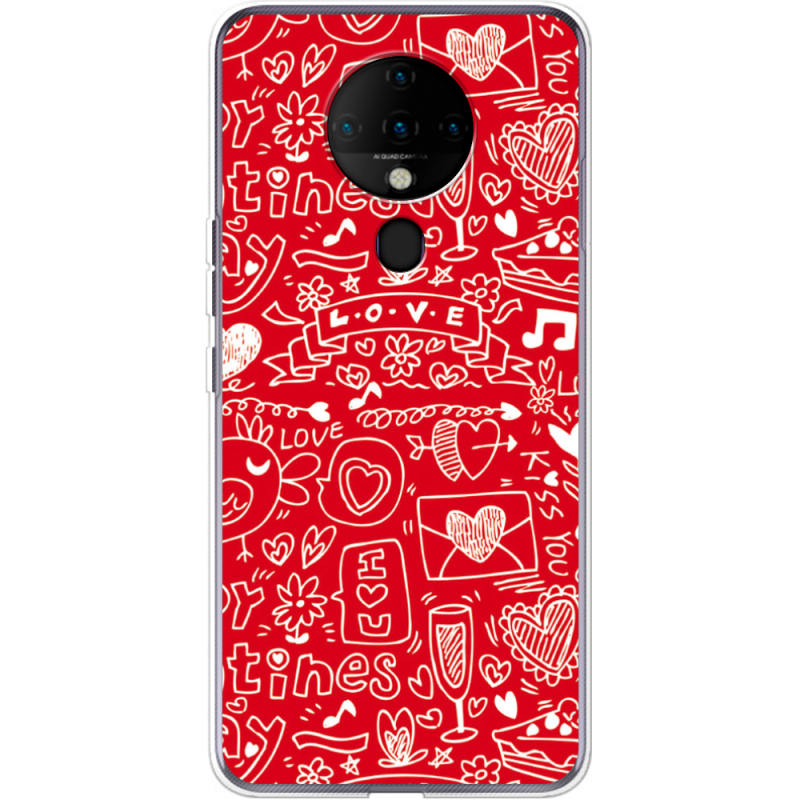 Чехол BoxFace Tecno Spark 6 Happy Valentines