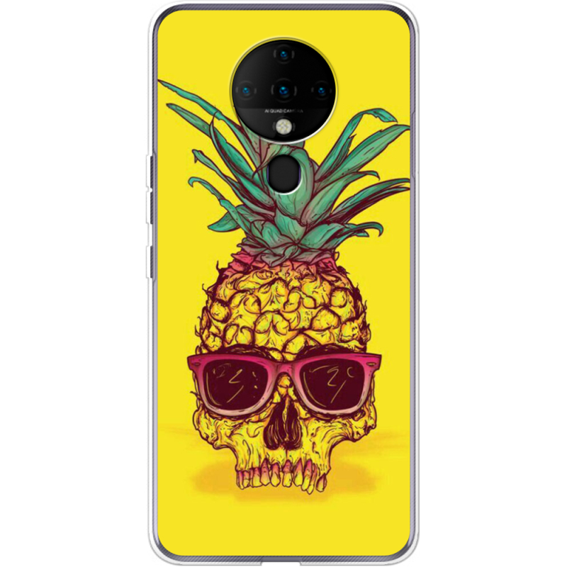 Чехол BoxFace Tecno Spark 6 Pineapple Skull