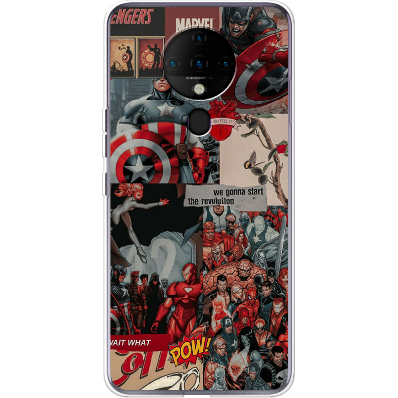 Чехол BoxFace Tecno Spark 6 Marvel Avengers