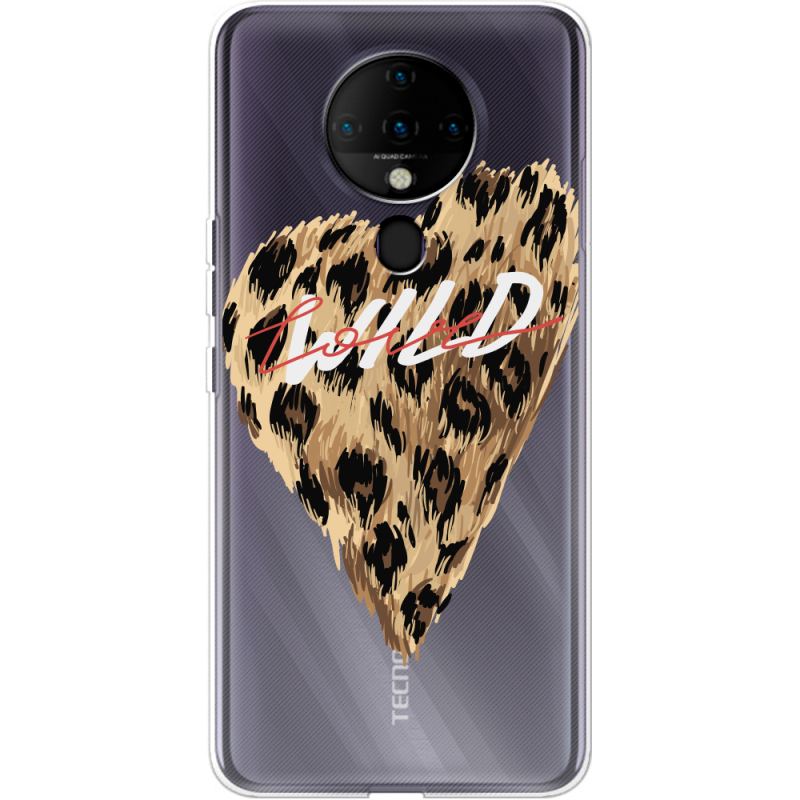 Прозрачный чехол BoxFace Tecno Spark 6 Wild Love