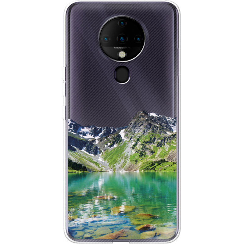 Прозрачный чехол BoxFace Tecno Spark 6 Green Mountain