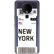 Прозрачный чехол BoxFace Tecno Spark 6 Ticket New York