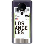 Прозрачный чехол BoxFace Tecno Spark 6 Ticket Los Angeles