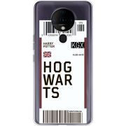 Прозрачный чехол BoxFace Tecno Spark 6 Ticket Hogwarts