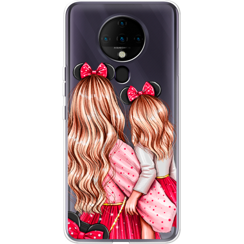 Прозрачный чехол BoxFace Tecno Spark 6 Mouse Girls