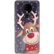 Прозрачный чехол BoxFace Tecno Spark 6 Winter Deer