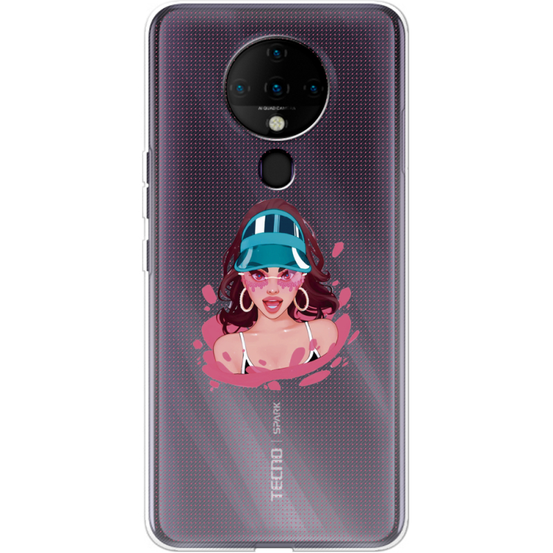 Прозрачный чехол BoxFace Tecno Spark 6 Selena Gomez