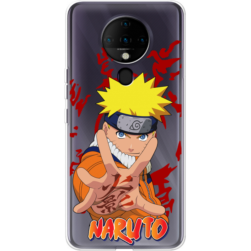 Прозрачный чехол BoxFace Tecno Spark 6 Naruto