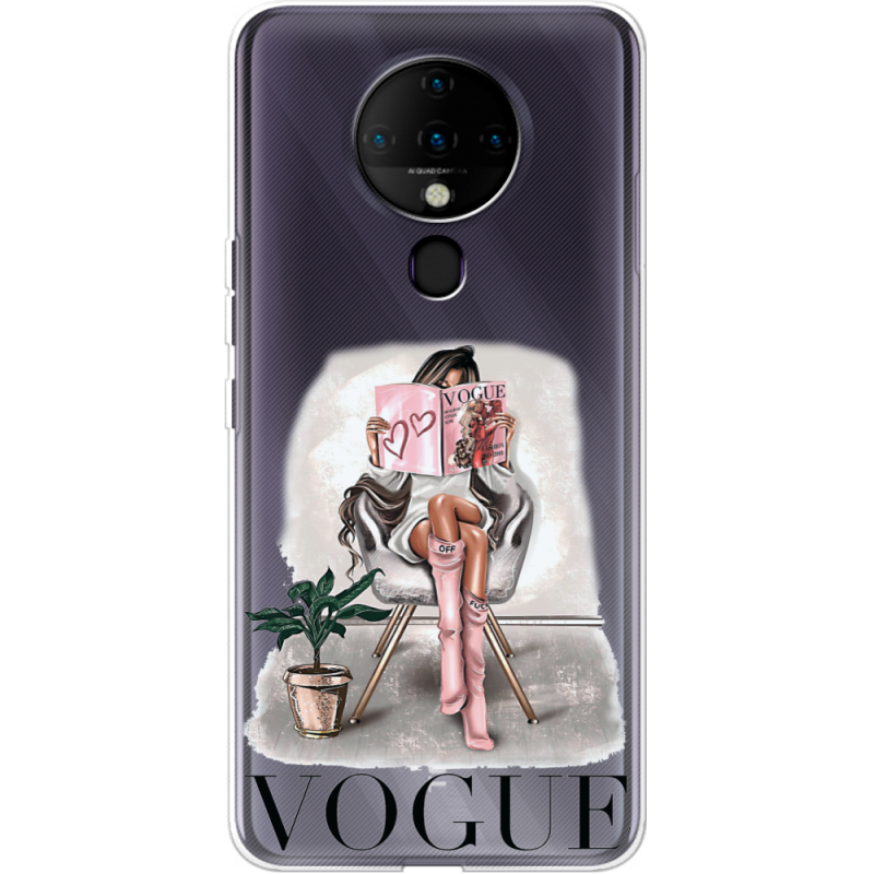 Прозрачный чехол BoxFace Tecno Spark 6 VOGUE