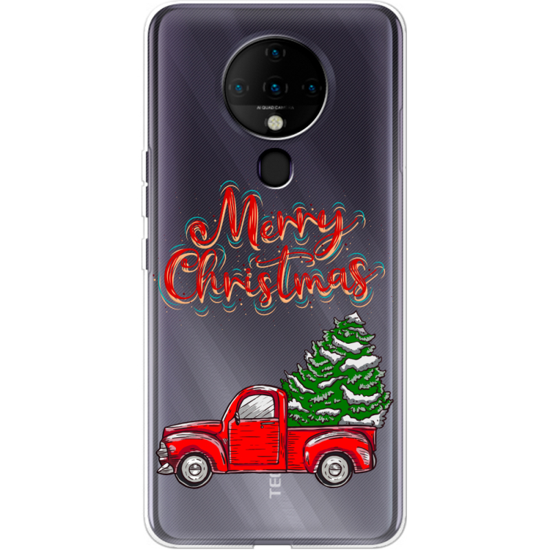 Прозрачный чехол BoxFace Tecno Spark 6 Holiday Car