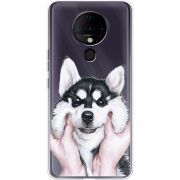 Прозрачный чехол BoxFace Tecno Spark 6 Husky