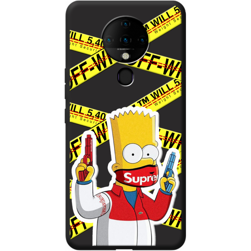 Черный чехол BoxFace Tecno Spark 6 White Bart