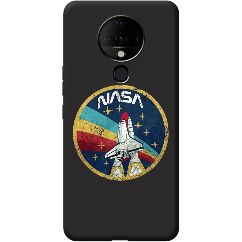 Черный чехол BoxFace Tecno Spark 6 NASA