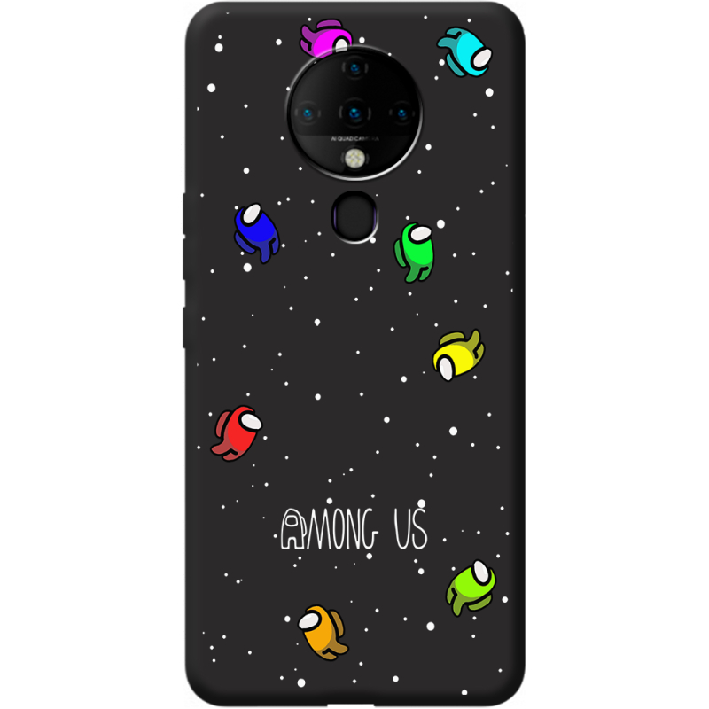 Черный чехол BoxFace Tecno Spark 6 Among Us Invisible