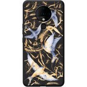 Черный чехол BoxFace Tecno Spark 6 Ластівки
