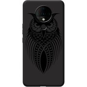 Черный чехол BoxFace Tecno Spark 6 Owl