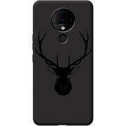 Черный чехол BoxFace Tecno Spark 6 Deer