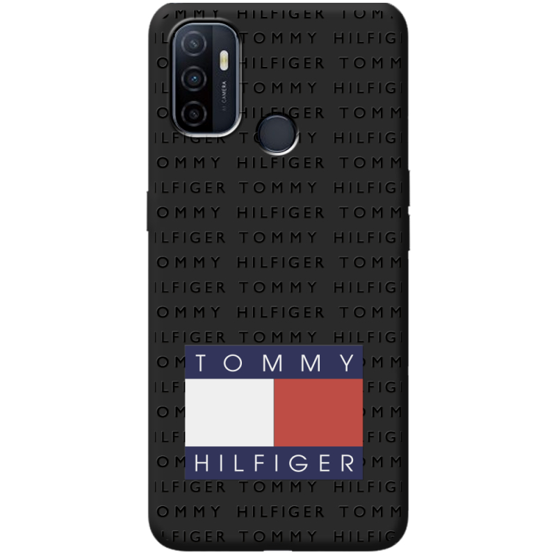 Черный чехол BoxFace OPPO A53 Tommy Print