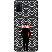 Черный чехол BoxFace OPPO A53 Man Pattern