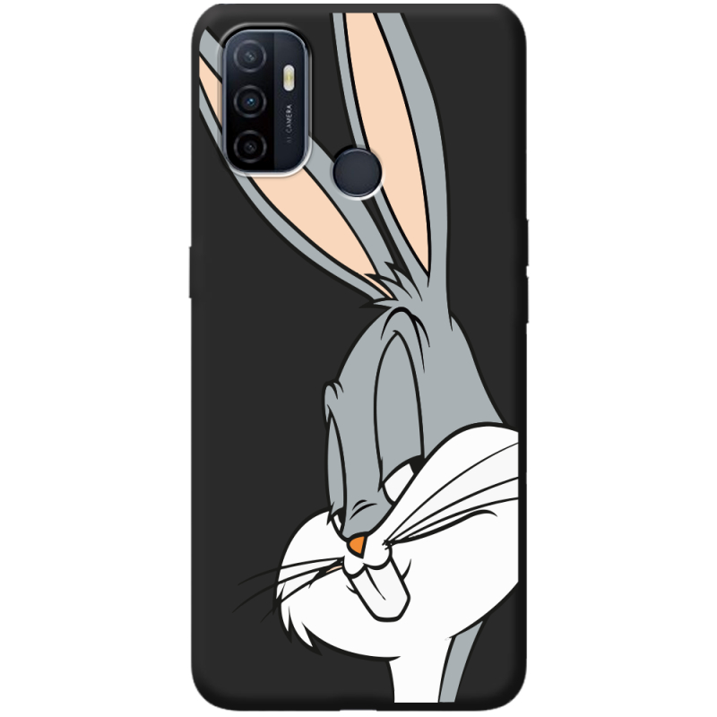 Черный чехол BoxFace OPPO A53 Lucky Rabbit