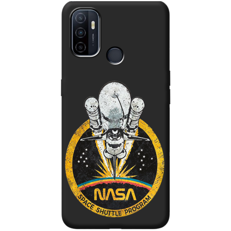 Черный чехол BoxFace OPPO A53 NASA Spaceship