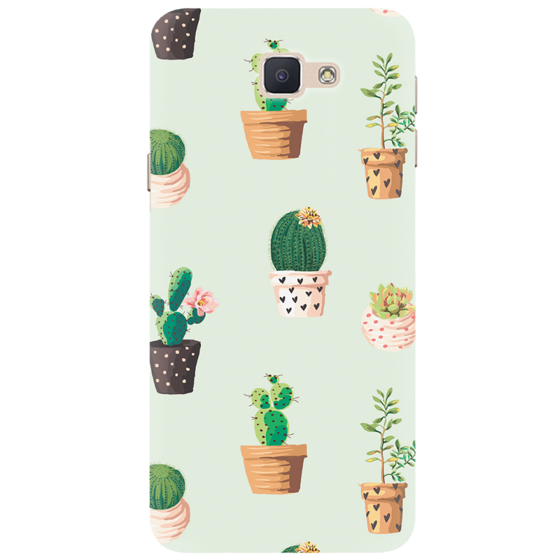 Чехол Uprint Samsung Galaxy J7 Prime L-green Cacti