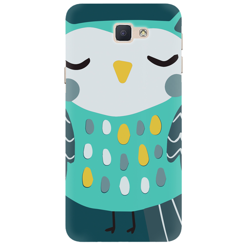 Чехол Uprint Samsung Galaxy J7 Prime Green Owl