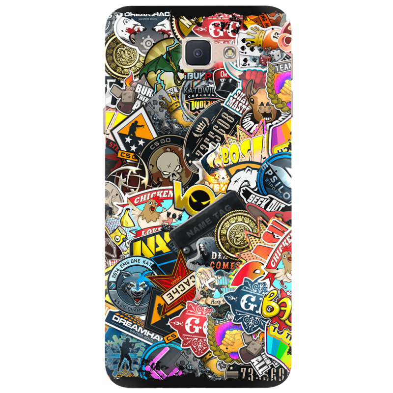 Чехол Uprint Samsung Galaxy J7 Prime CS:Go Stickerbombing