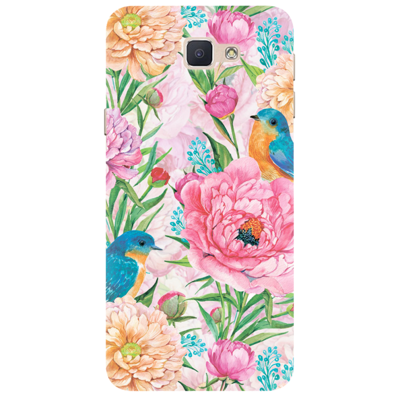 Чехол Uprint Samsung Galaxy J7 Prime Birds in Flowers