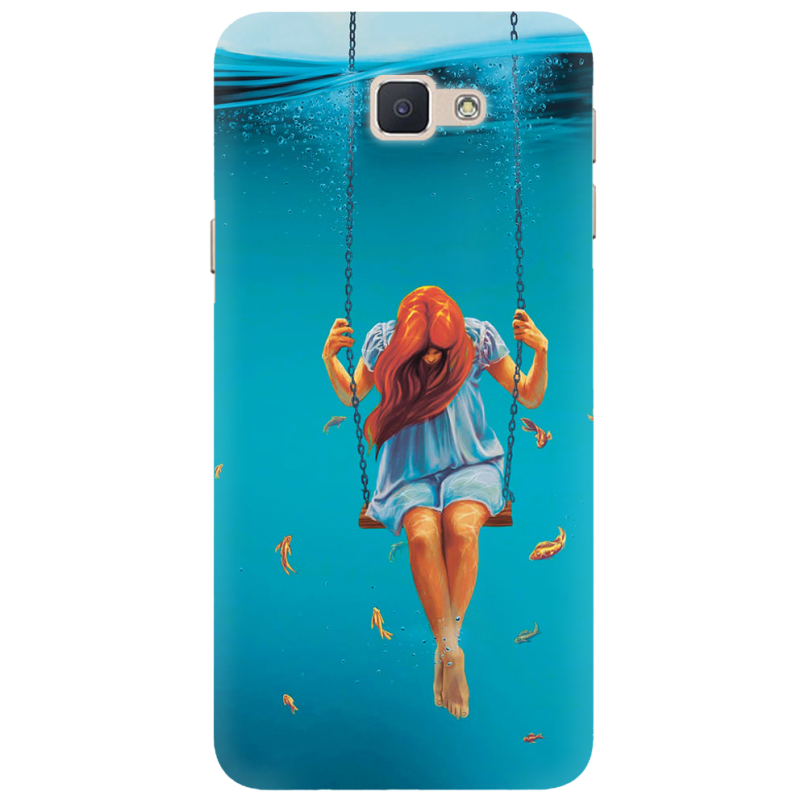 Чехол Uprint Samsung Galaxy J7 Prime Girl In The Sea