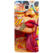 Чехол Uprint Samsung Galaxy J7 Prime Yellow Girl Pop Art