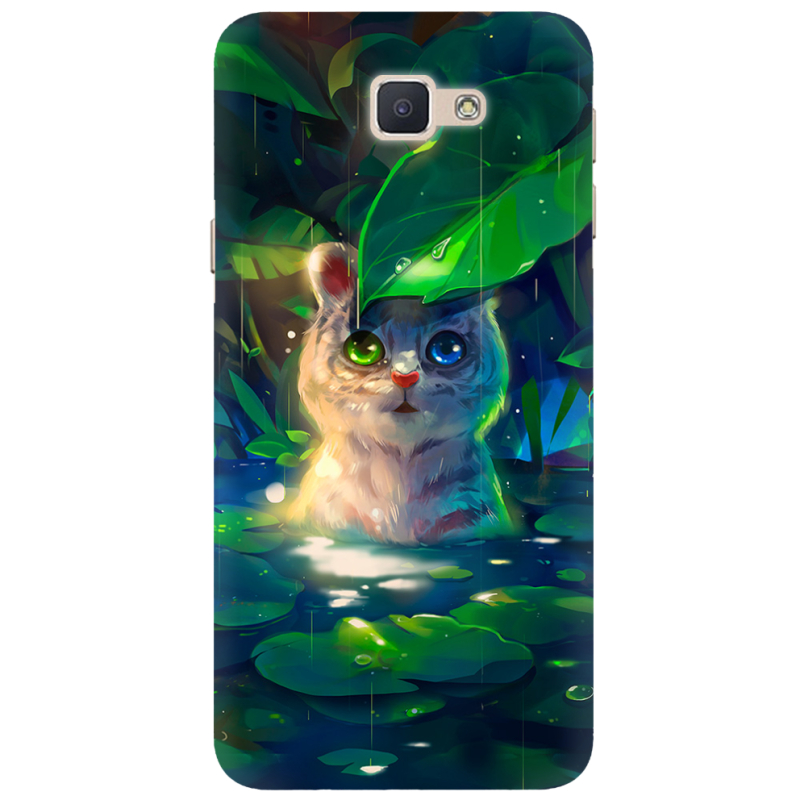 Чехол Uprint Samsung Galaxy J7 Prime White Tiger Cub