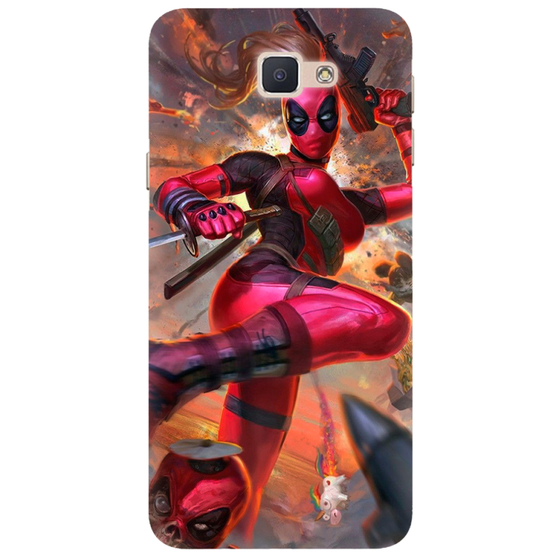 Чехол Uprint Samsung Galaxy J7 Prime Woman Deadpool