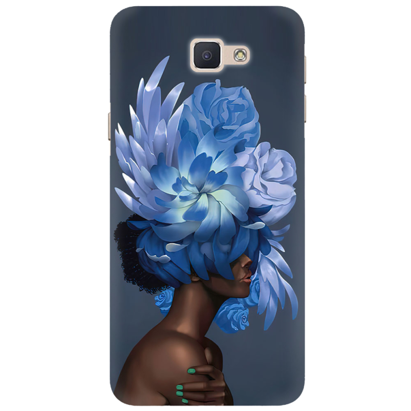 Чехол Uprint Samsung Galaxy J7 Prime Exquisite Blue Flowers