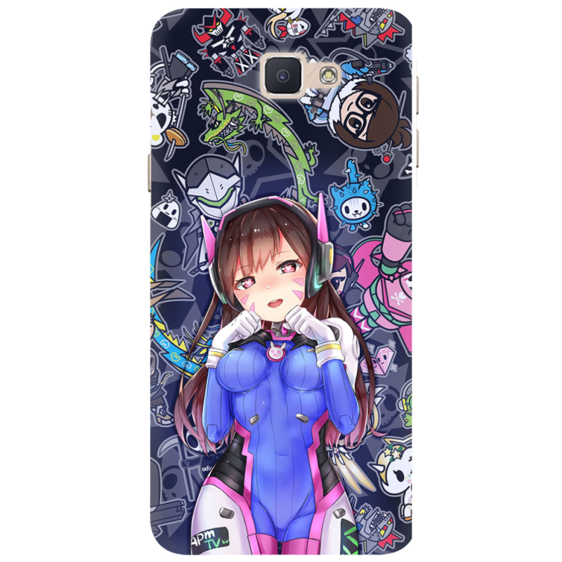 Чехол Uprint Samsung Galaxy J7 Prime Overwatch D.VA