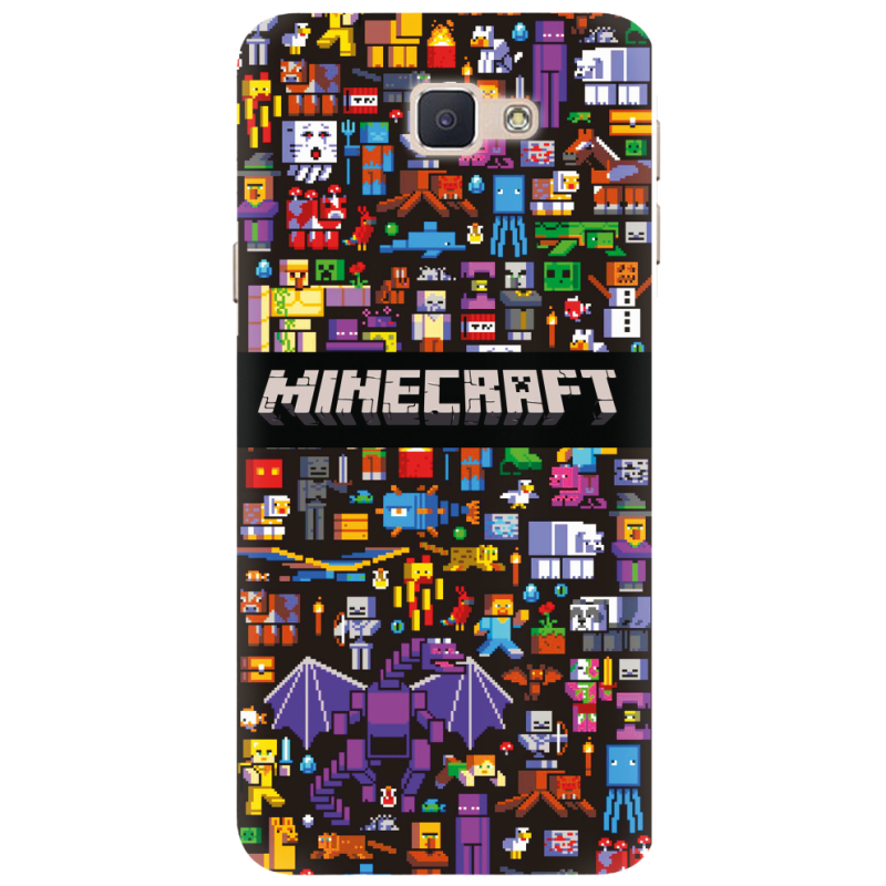 Чехол Uprint Samsung Galaxy J7 Prime Minecraft Mobbery