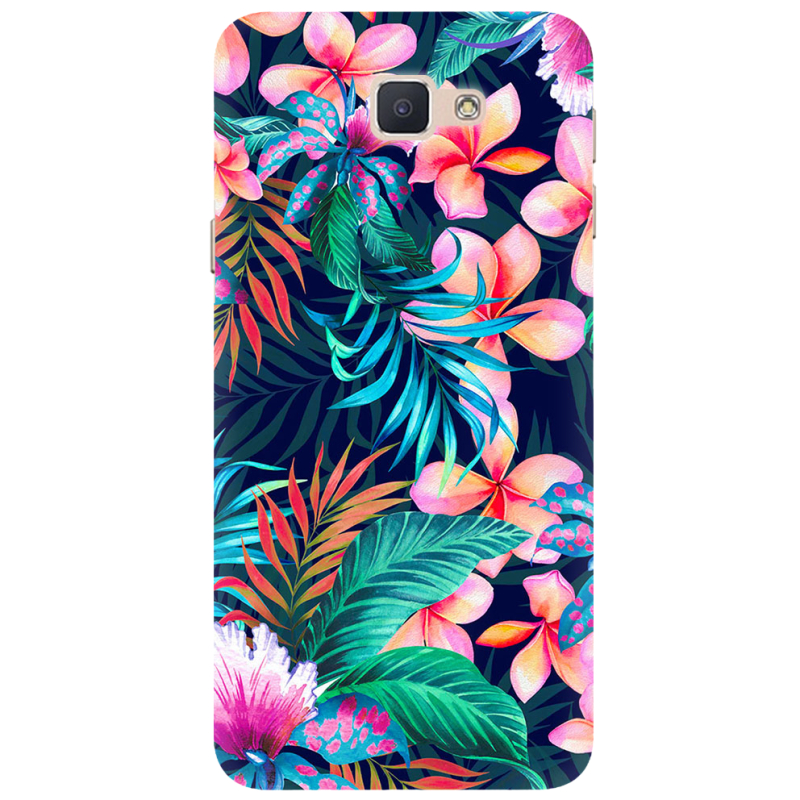 Чехол Uprint Samsung Galaxy J7 Prime flowers in the tropics